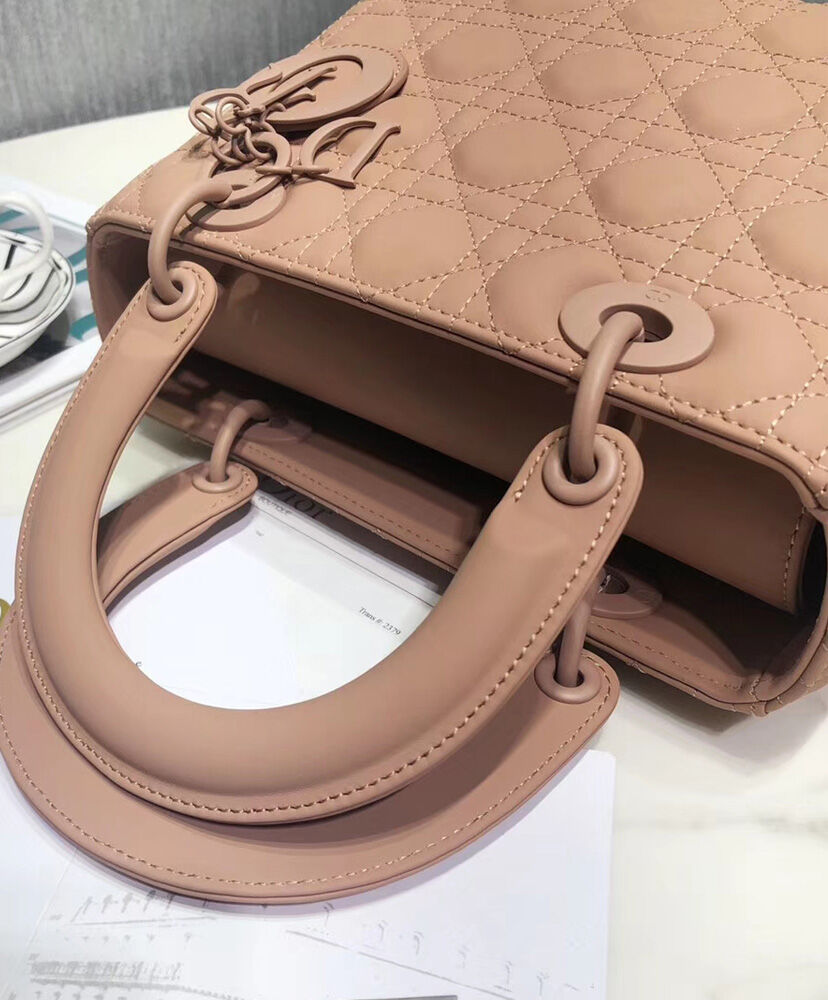 Christian Dior Lady Dior UltraMatte Bag Apricot